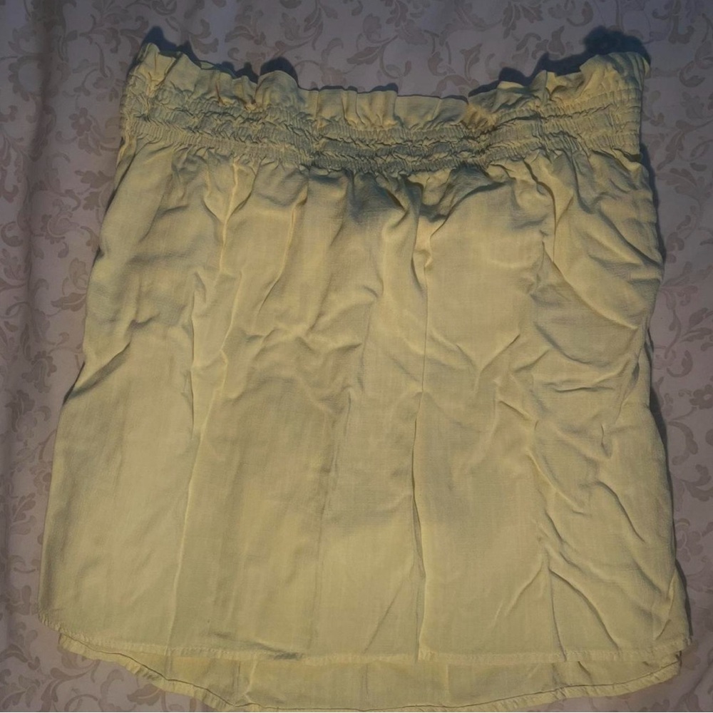 ASOS Light Yellow Bandeau Top